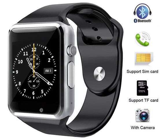 *LOCAL STOCK* Bluetooth Smart Watch Support SIM Slot TF Card Phone With Camera For Android IOS
