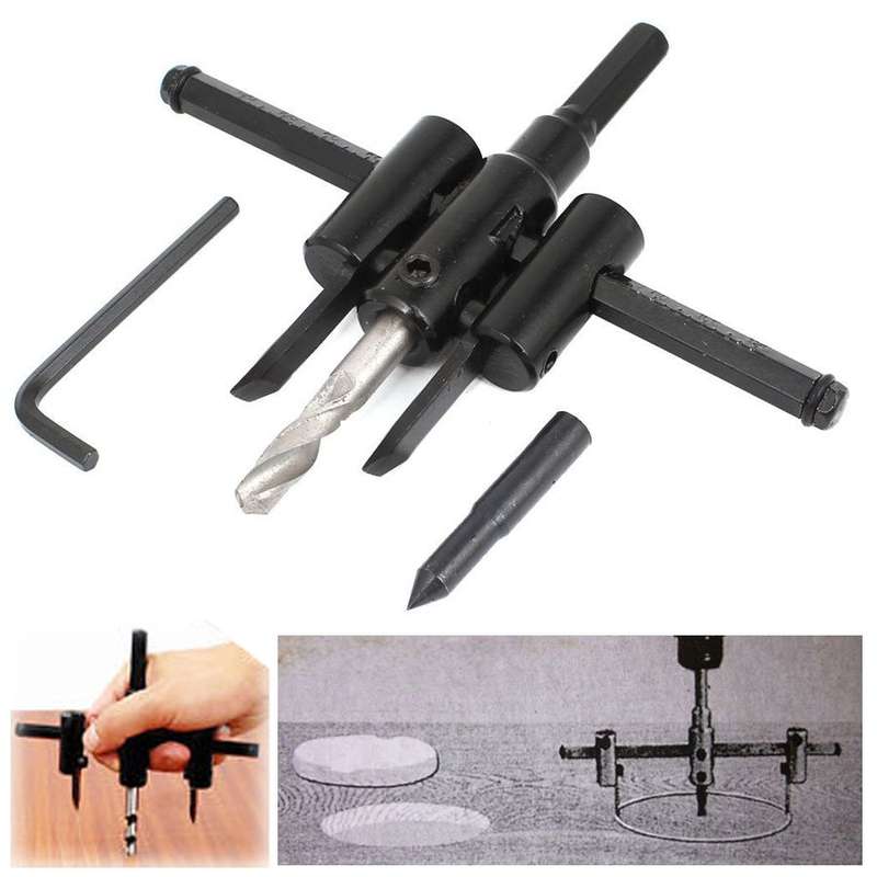 *LOCAL STOCK* Handy 30mm to 120mm Adjustable Metal Circle Hole Saw Drill Bit Cutter