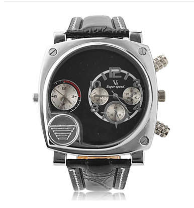 *LOCAL STOCK* Superspeed V6 Fashion Army Quartz Analog Fashion Mens leather Strap Sport Wrist watch
