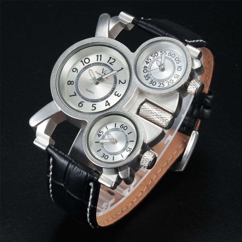 *LOCAL STOCK* Superspeed V6 Fashion Army Quartz Analog Fashion Mens leather Strap Sport Wrist watch
