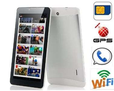 Newest version !!! 7 Inch ANDROID 4.2 Tablet - Call Function - 3G - WIFI - Bluetooth - GPS ~ SILVER