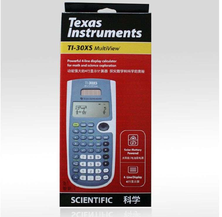*LOCAL STOCK* TI-30XS Scientific MultiView Solar/Battery New 4-Line Display TI 30xs Calculator