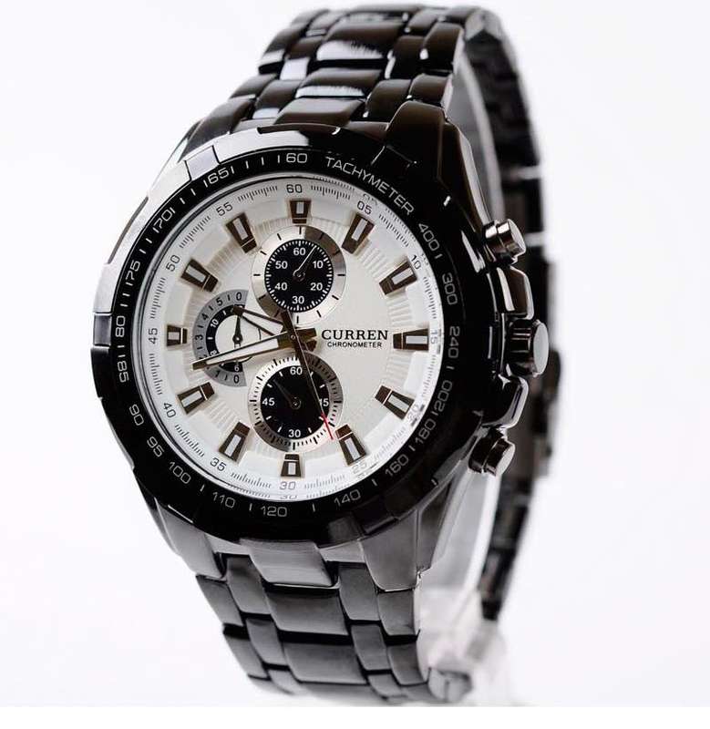 *LOCAL STOCK* CURREN Stainless Steel Strap Analog Date Mens Quartz Watch Casual Wristwatch