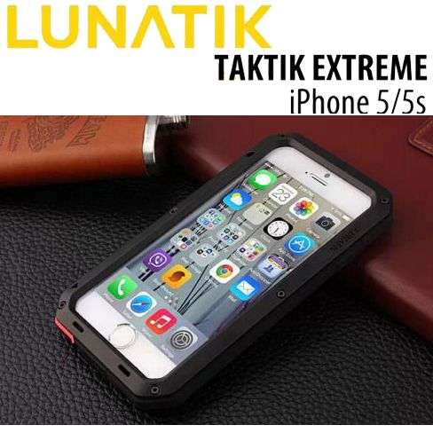 *LOCAL STOCK* Lunatik Taktik Metal Extreme iPhone 5/5S ~- Tough Case Shock Proof Gorilla Glass