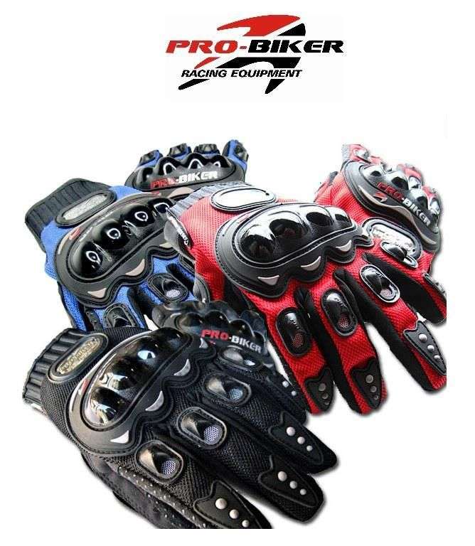 *LOCAL STOCK* Genuine Pro-biker "BLACK" Motorcycle Motocross Racing Cycling OutdoorSport Gloves ~ XL