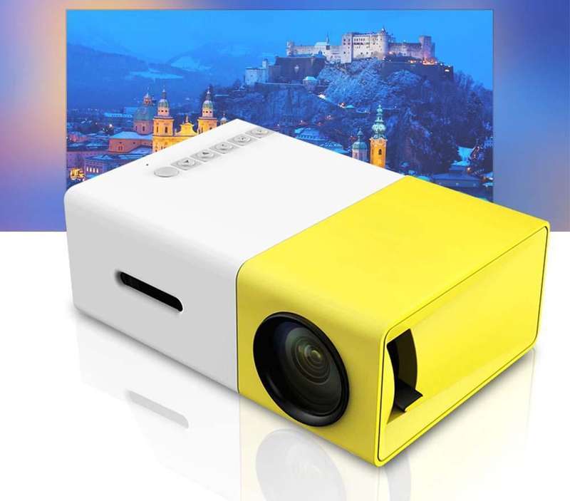 *LOCAL STOCK* Portable HD LED Projector Laptop Home Cinema Theater USB/SD/AV/HDMI