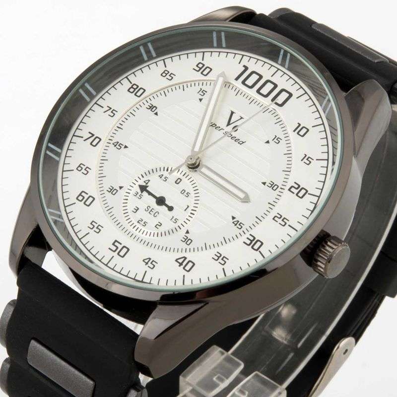 *LOCAL STOCK* Luxury Military Quartz Analog Fashion Mens V6 Sport Large Face Wrist watch