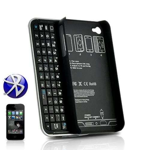 *LOCAL STOCK* Bluetooth Slider QWERTY Keyboard Case for iPhone 4/4S - 24Hr Delivery