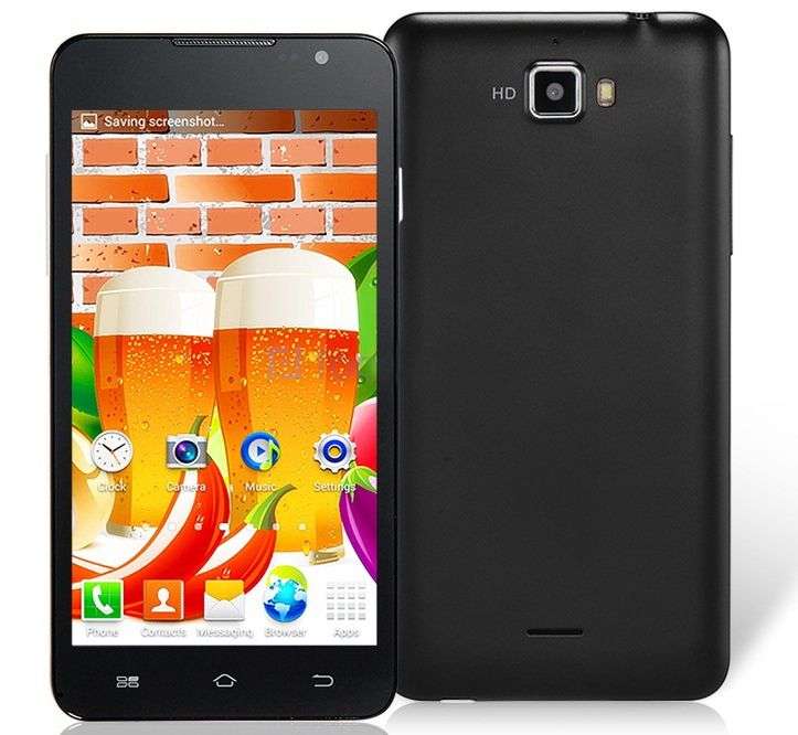 JIAKE F1W 5.0 Inch Android 4.2 Dual Core 1.2GHz 3G Smartphone Dual Cameras Bluetooth WIFI ~ BLACK