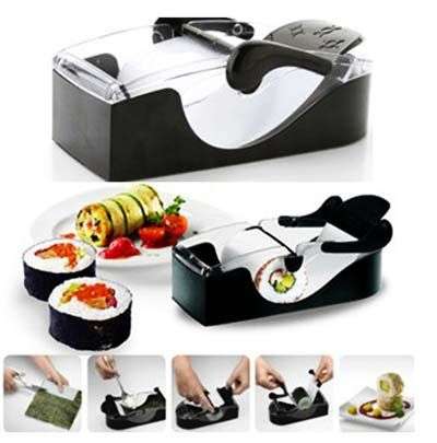 -LOCAL STOCK- DIY Easy Kitchen Perfect Magic Roll Sushi maker Cutter Roller Machine Gadgets