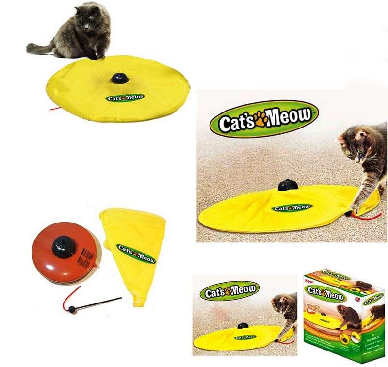 *LOCAL STOCK* Cats Meow Undercover Fabric Moving Mouse Cat Play Cat's Toy