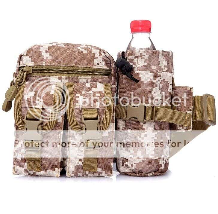 *LOCAL STOCK* Tactical Military Waist Belt Pack Sport Camping Hiking Shoulder Hand Pouch Bag