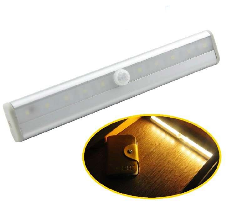 *LOCAL STOCK* LED PIR Motion Sensor Closet Wardrobe Cupboard Cabinet Night Light