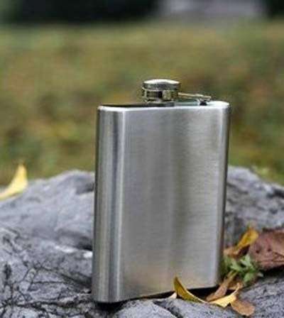 -LOCAL STOCK- Perfect 10oz Stainless Steel Pocket Hip Flask Alcohol Whiskey Liquor Screw Cap
