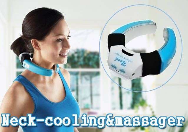 *LOCAL STOCK* Fashion Neck Cooling Massager Neck Massager Personal Cooling System Neck Massage~ PINK