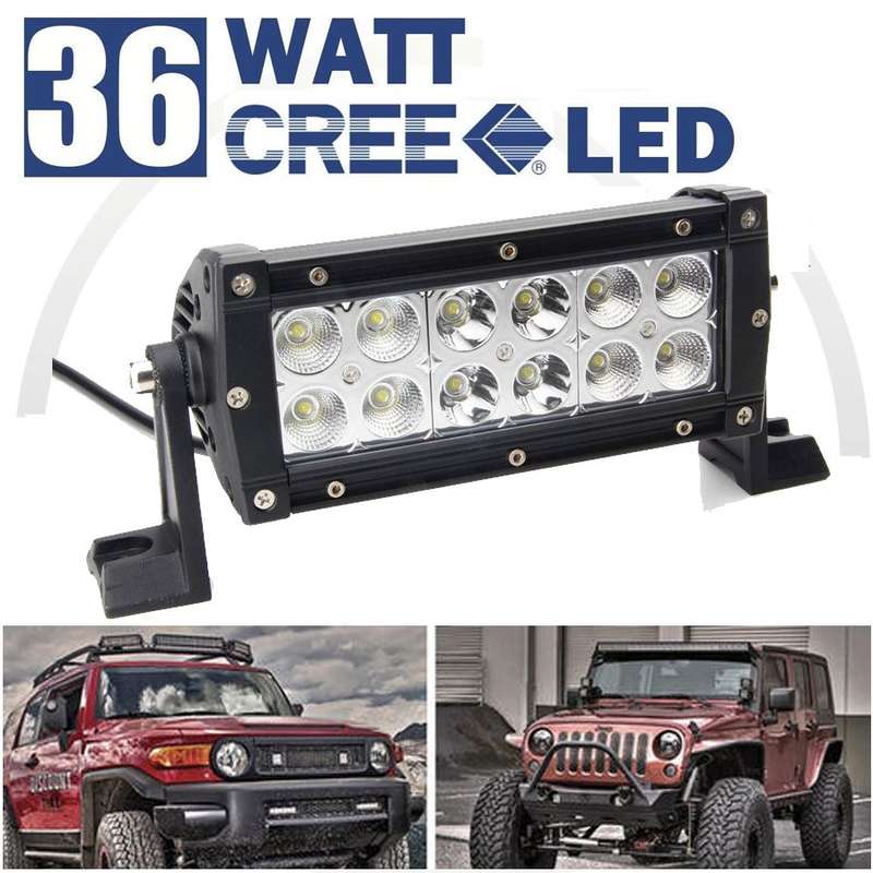 *LOCAL STOCK* 7inch 36W Cree Led Work 4X4 Light Bar S/F COMBO Off-road Driving Lamp Boat Truck