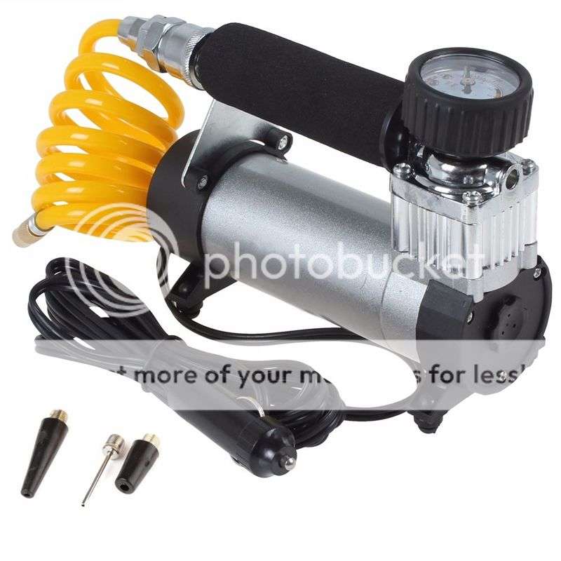 *LOCAL STOCK* Portable 12V Super Flow 100PSI Auto Tire Inflator / Car Air Compressor Bike Car