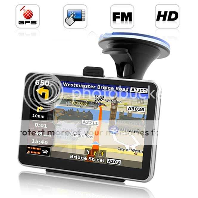 7" GPS,Car Navigation with IGO South Africa map ,Built-in 4GB ,E-book reader,MP4.WINCE OS