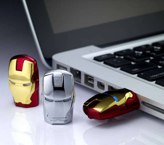 The unique iron man model USB 2.0 Enough Memory Stick Flash Drive