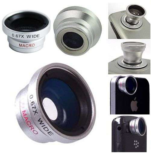 *LOCAL STOCK* Magnetic Detachable Wide+Marco Lens universal for CellPhone and Tablet - 24Hr Delivery