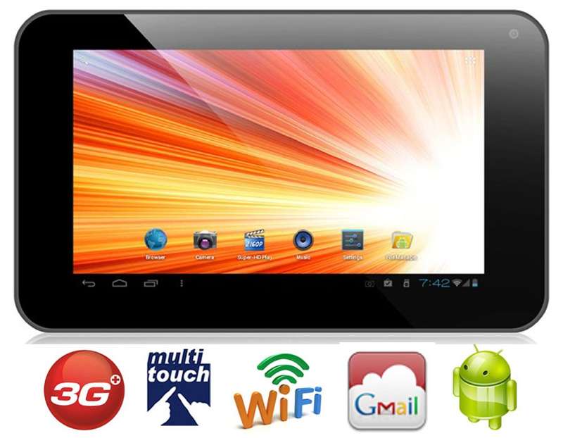 Newest version !!! Google Android 4.1 Tablet PC with Camera ~ 7 Inch ~ 3G ~ Wifi