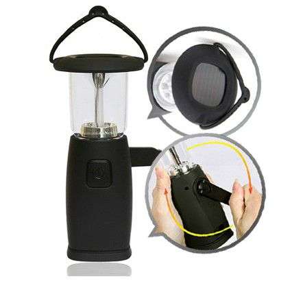 *LOCAL STOCK* Professional LED Portable Hand Crank Dynamo Solar Camping Bivouac Camp Lantern Light