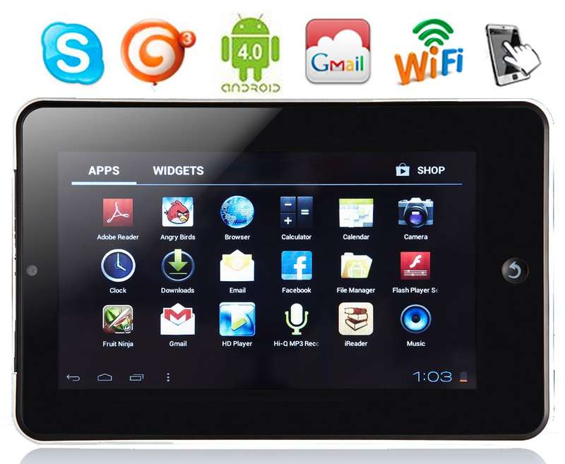 *LOCAL STOCK* 7 Inch Google Android 4.0 Tablet PC-3G-WIFI - Skype -24Hr Delivery