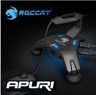 *LOCAL STOCK* ROCCAT Apuri Active 4-Ports USB Hub with Mouse Bungee