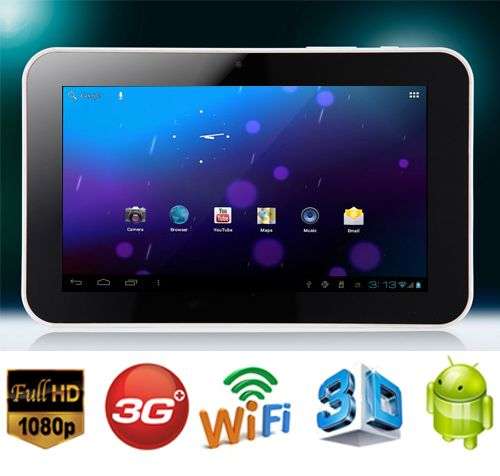 *LOCAL STOCK* Ultra Slim "WHITE" 7 Inch Google Android 4.0 Tablet PC - 3G - WIFI - 24Hr Delivery