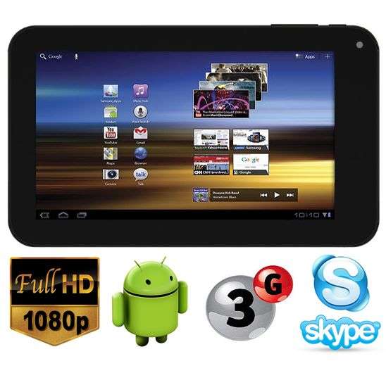 *LOCAL STOCK* Dual Camera *RED* 7" Google Android 4.0 Tablet-3G-WIFI