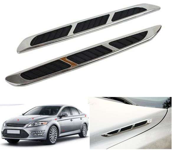 *LOCAL STOCK* Car Decorative Air Scoop Flow Fender Sticker Port Hole Side Vent