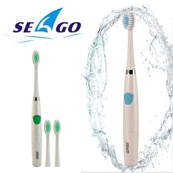*LOCAL STOCK* Seago Electric Sonic Toothbrush Teeth Whitening Tooth Care+3 Brush Heads