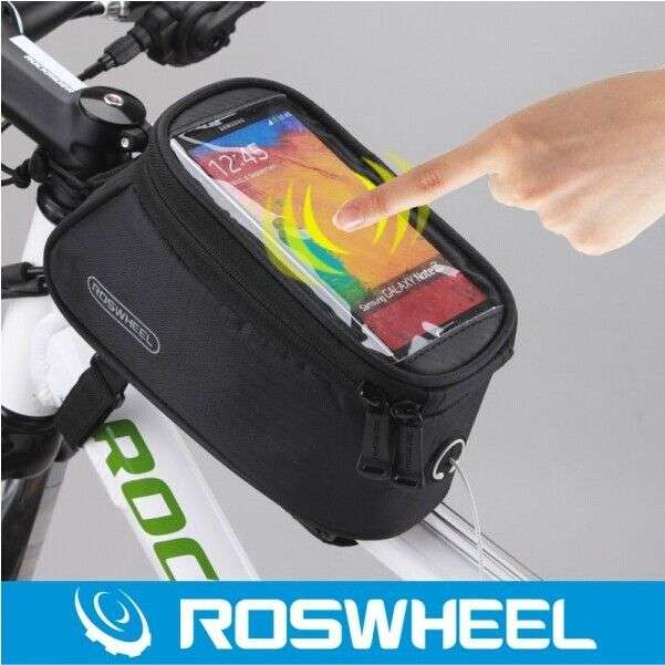 *LOCAL STOCK* Cycling Bicycle Waterproof Frame Pannier Front Cell Phone Tube Bag Cases