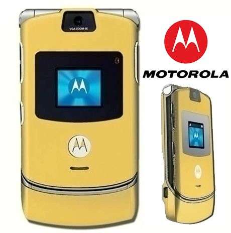 Clearance Sale !!! GENUINE Motorola RAZR V3,UNLOCKED Cellphone~Color Gold