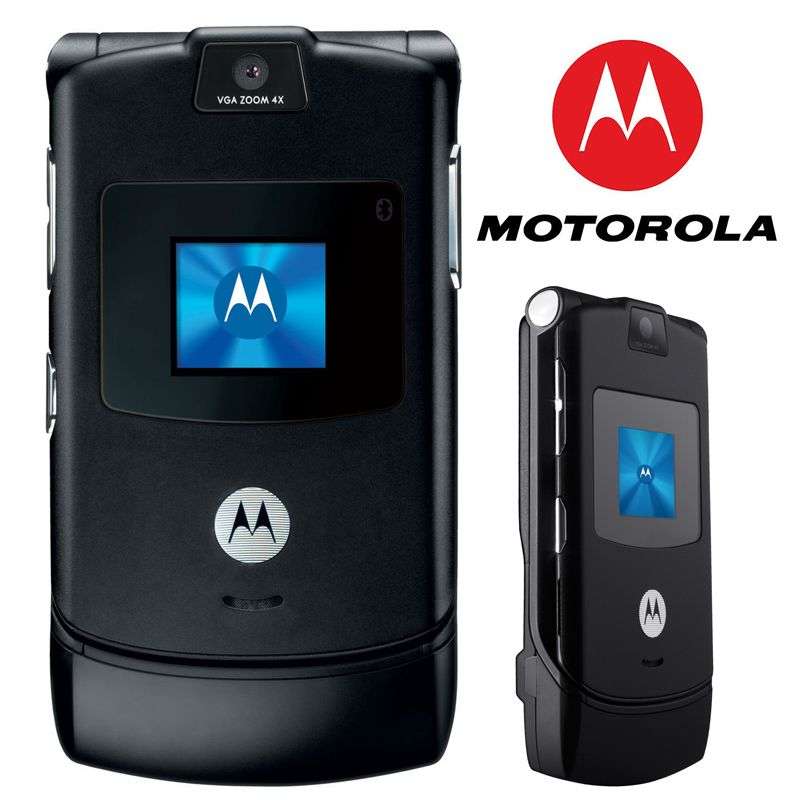 Clearance Sale !!! GENUINE Motorola RAZR V3,UNLOCKED Cellphone~Color Black