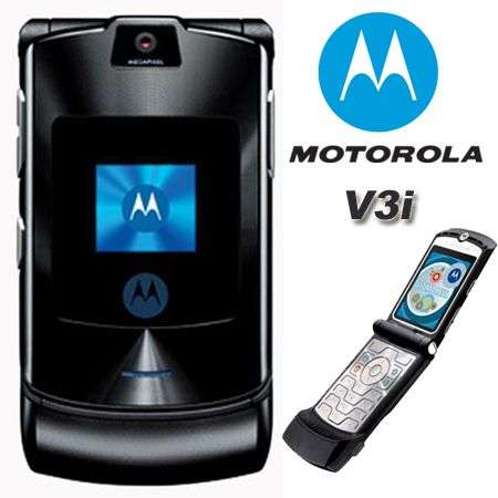 Exclusive Color !!! GENUINE Motorola RAZR V3i ,UNLOCKED Cellphone~Color Black