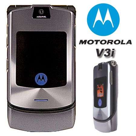 Exclusive Color !!! GENUINE Motorola RAZR V3i ,UNLOCKED Cellphone~Color Dark Grey
