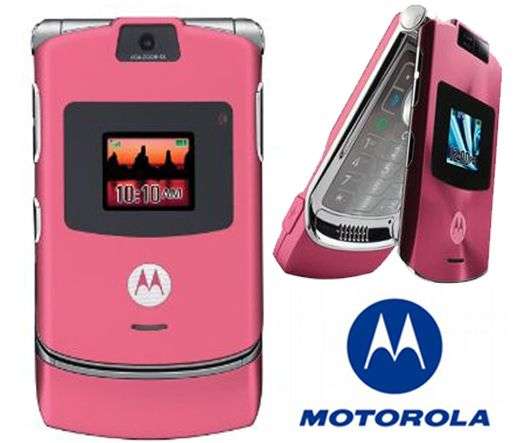 GENUINE Motorola RAZR V3XX,UNLOCKED Cellphone~Color Peachblow