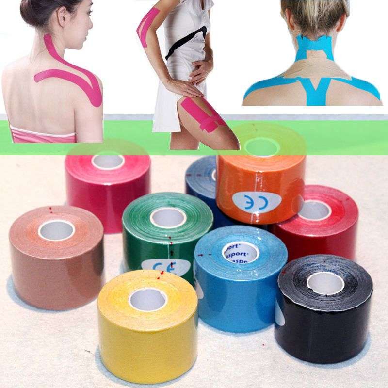 *LOCAL STOCK* 5m x 5cm Kinesiology Sports Muscles Care Elastic Physio Therapeutic Tape