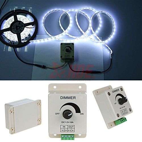 *LOCAL STOCK* 12V 8A DC Dimmer Switch Modulator Adjustable Controller for LED Light And Strip