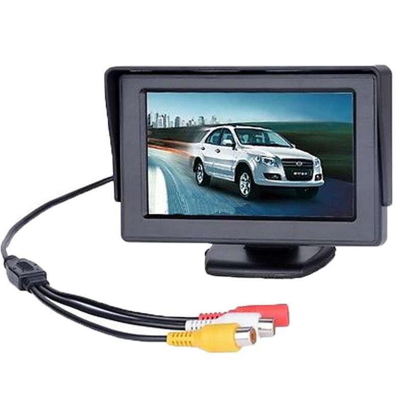 *LOCAL STOCK* 4.3 Inch 2-CH TFT LCD Car Rearview Sunshade Backup Color Monitor