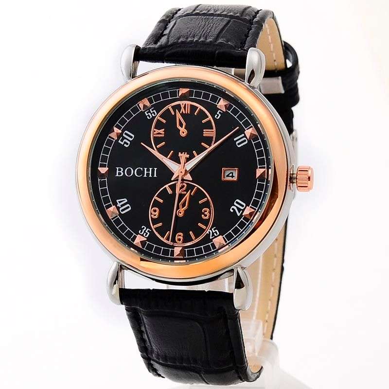 *LOCAL STOCK* Classic Quartz Analog Fashion Business PU Leather Strap Wrist watch