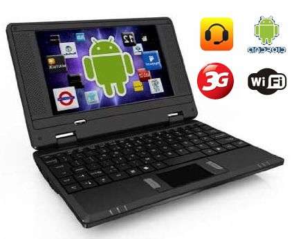 *LOCAL STOCK* 7" Android 2.2 Netbook Notebook VIA 8650 Notebook WIFI ~ 3G ~ BLACK