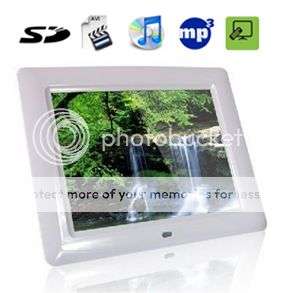 Crazy Auction 7" Multifunction Digital Photo Frame with Media Player Hight Resolution