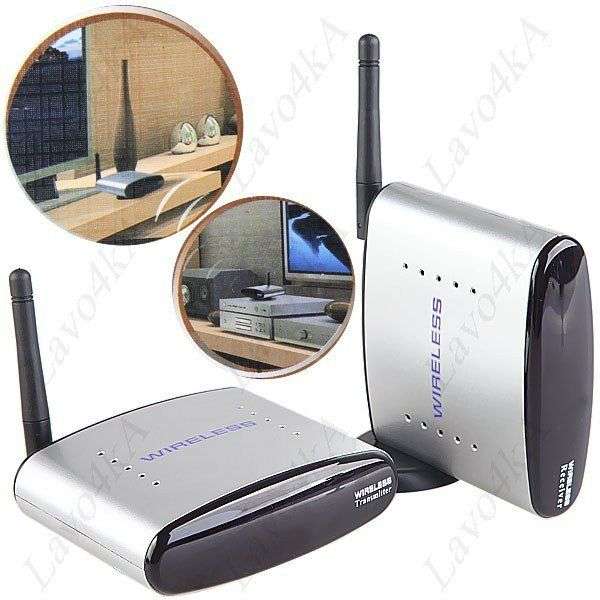 *LOCAL STOCK* Wireless 2.4GHz 4-Channel AV Sender TV Audio Video Transmitter and Receiver