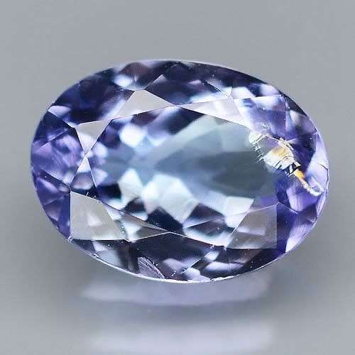1.17ct- RAVISHING AND RARE Oval Violetish Blue TANZANITE