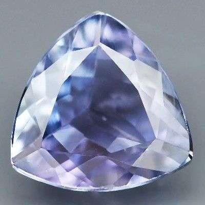 1.46ct- FLAWLESS Trillion Violet Blue TANZANITE