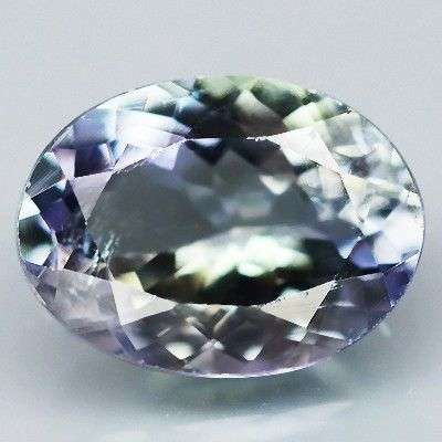 1.57ct- EXCELLENT Oval Violet Green Blue TANZANITE