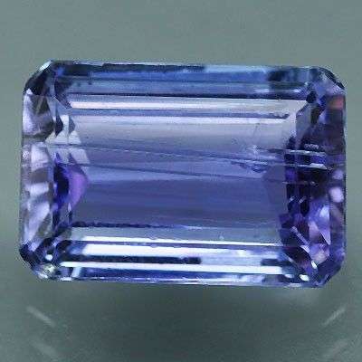 2.37ct- UNHEATED Violet Blue TANZANITE Baquette