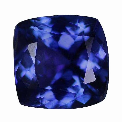 0.70Ct SENSATIONAL~ 100% NATURAL BLUE CUSHION SQUARE TANZANITE